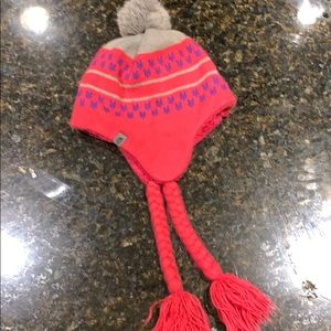 Girls The North Face winter hat size med